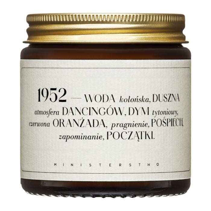 MINISTERSTWO Świeca 1952 o zapachu kwiatowo-owocowym 120 ml