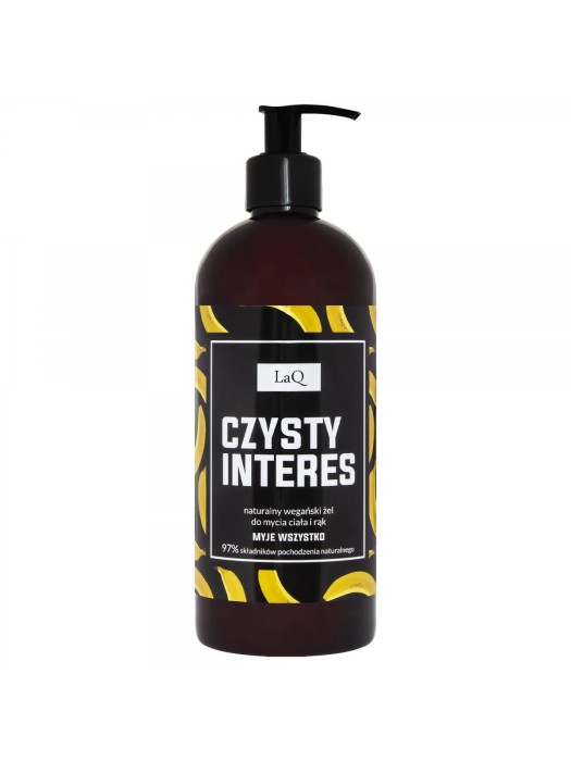 LAQ Żel do mycia ciała i rąk CZYSTY INTERES 400 ml