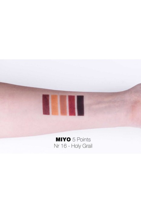 MIYO MAKEUP paleta cieni do powiek Five Points 16 Holy Grail