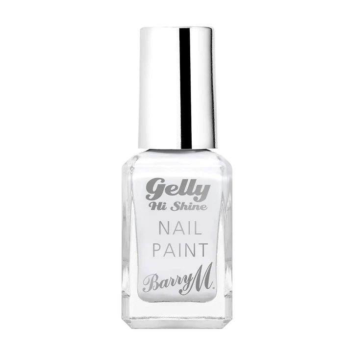 BARRY M Gelly Hi Shine Nail Paint Cotton White