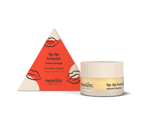 RESIBO Lip Lip Hooray! kojący balsam do ust słodkie mango 7 ml