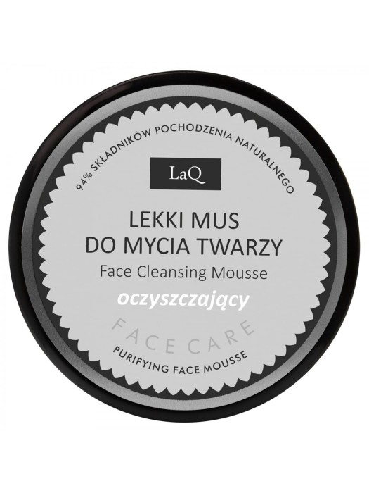 LAQ Mus do mycia twarzy OCZYSZCZAJĄCY grejpfrut i zielona herbata