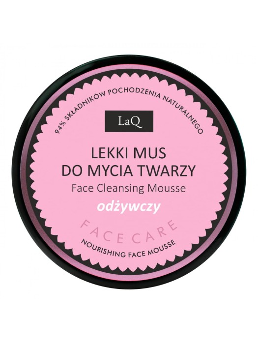 LAQ Mus do mycia twarzy odżywczy PIWONIA