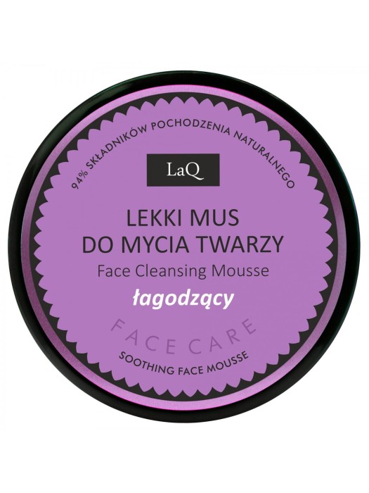 LAQ Mus do mycia twarzy łagodzący NIEZAPOMINAJKA