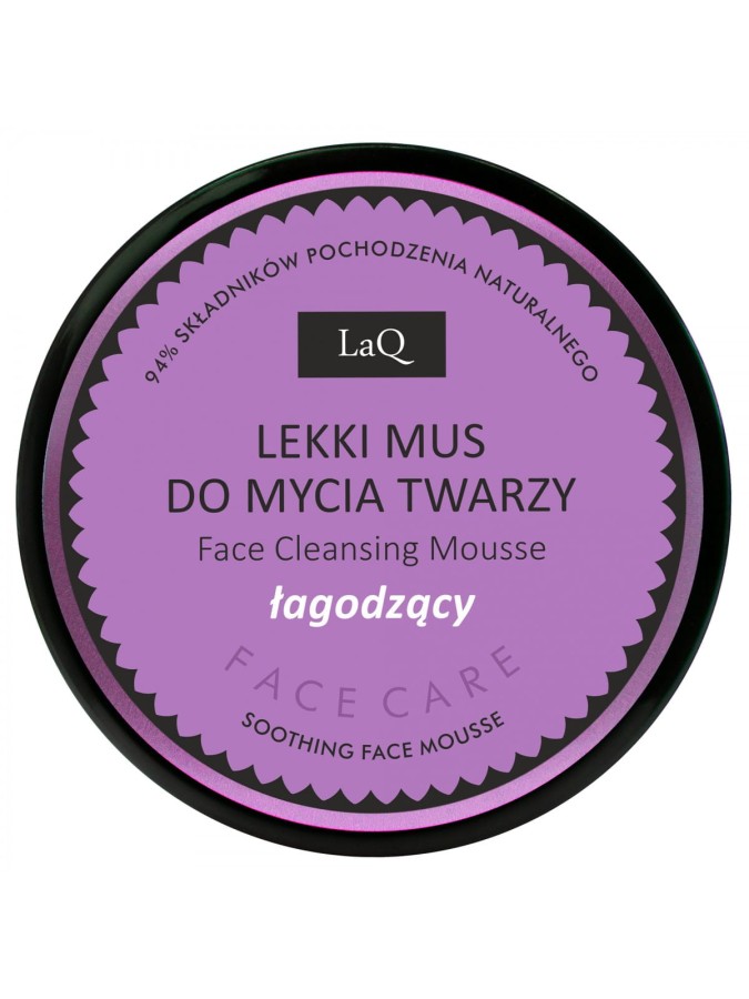 LAQ Mus do mycia twarzy łagodzący NIEZAPOMINAJKA