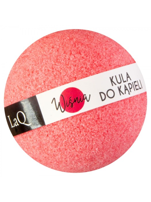 LAQ Musująca kula do kąpieli WIŚNIA