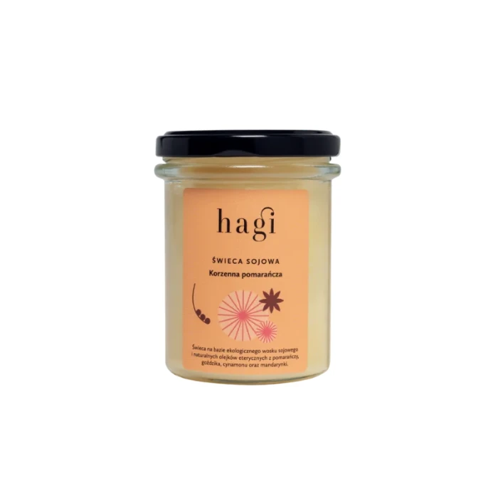 HAGI Świeca sojowa Korzenna Pomarańcza 215 ml