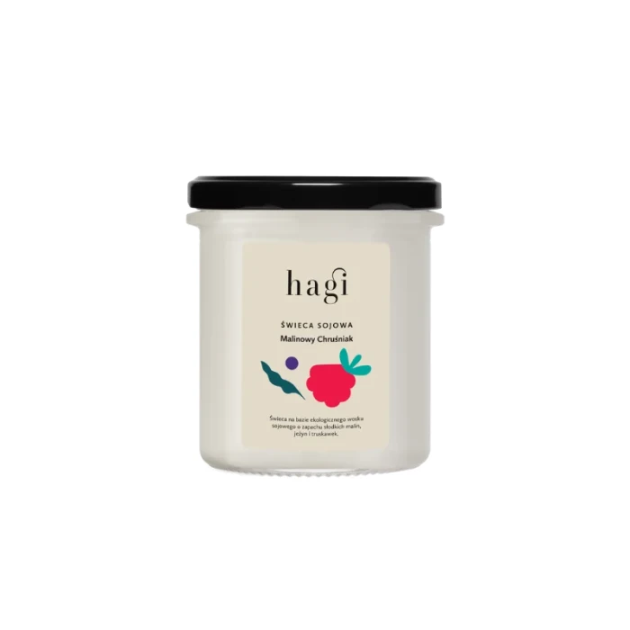 HAGI Świeca sojowa Malinowy Chruśniak 215 ml
