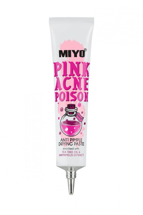 MIYO MAKEUP Pink Acne Poison - punktowa pasta na niedoskonałości