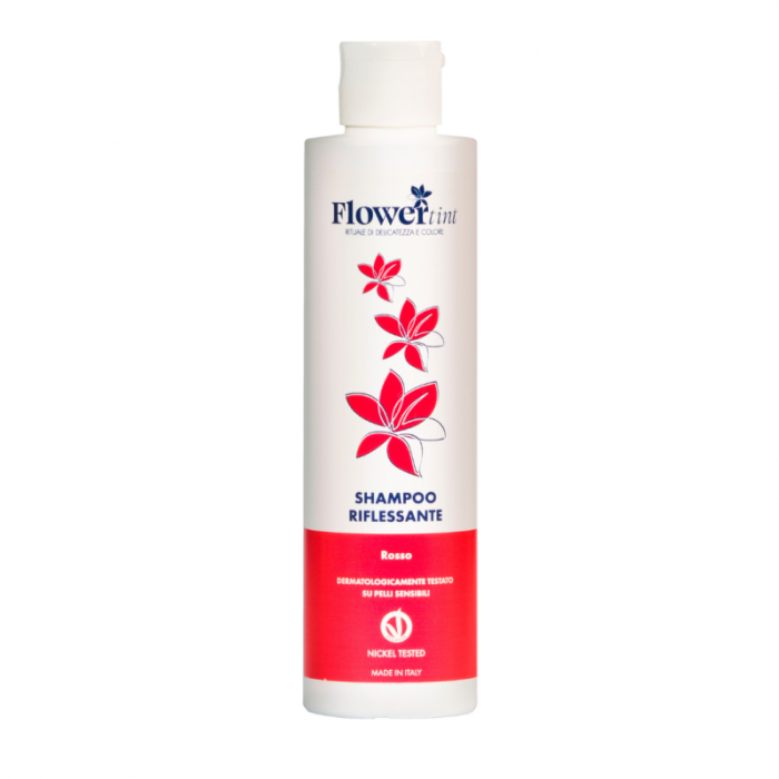 FLOWERTINT Szampon koloryzujący ożywiający kolor, czerwony