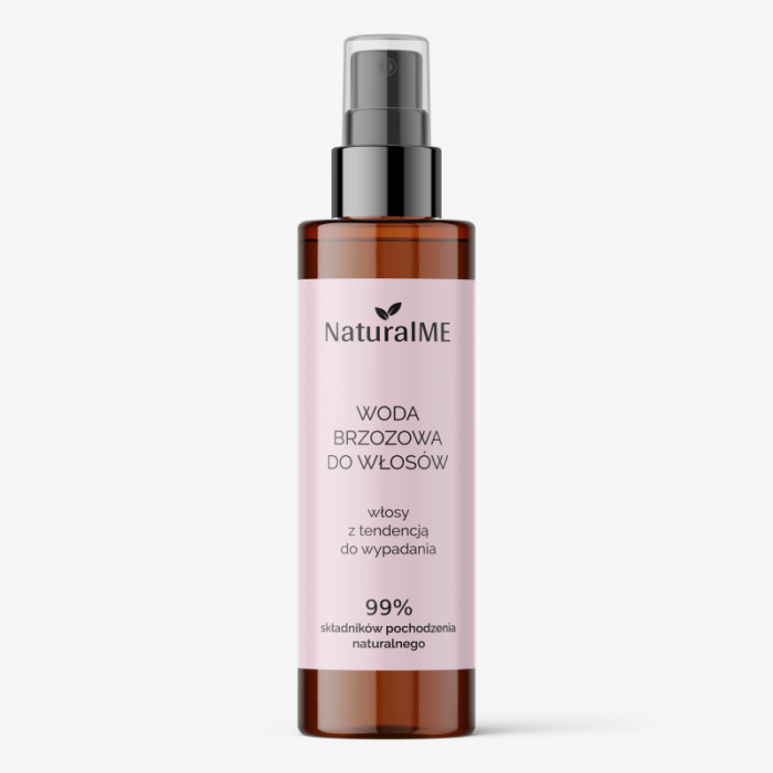 NATURALME Woda brzozowa z ekstraktem z palmy sabałowej do włosów z tendencją do wypadania 100 ml