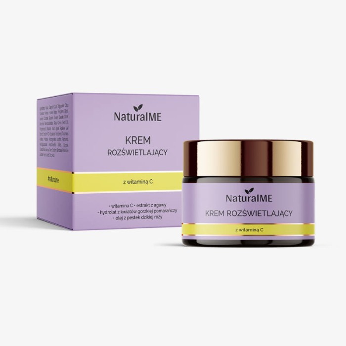 NATURALME Krem rozświetlający z witaminą C 50 ml