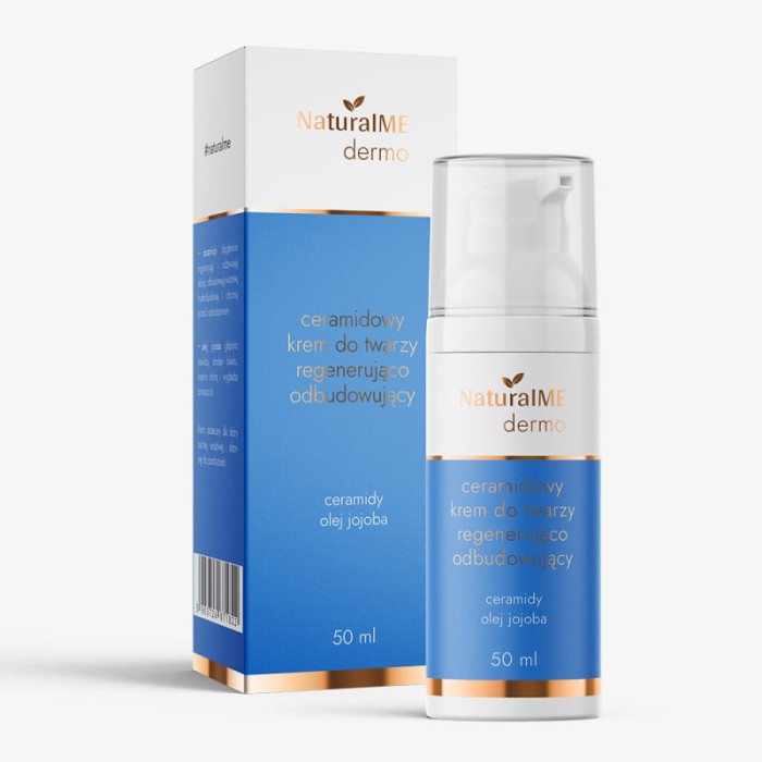 NATURALME Ceramidowy krem do twarzy regenerująco-odbudowujący 50 ml