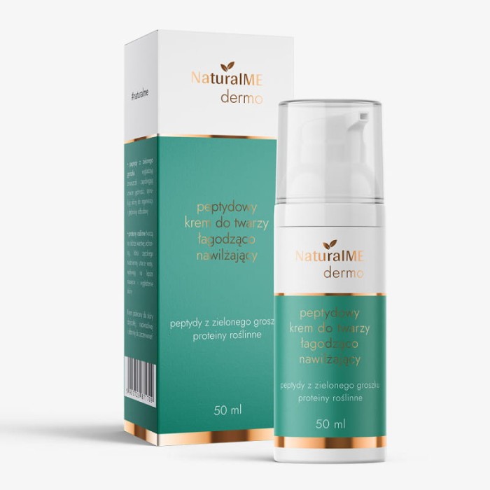 NATURALME Peptydowy krem do twarzy łagodząco-nawilżający 50 ml