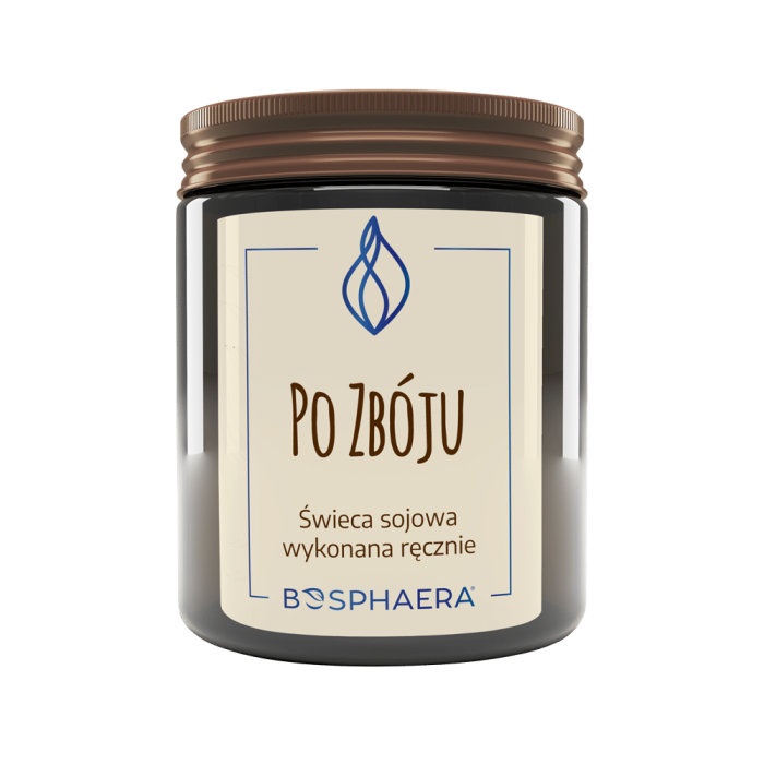 BOSPHAERA Sojowa świeca Po Zbóju Aromaterapia