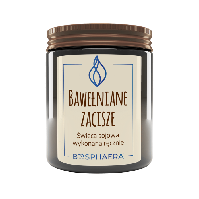 BOSPHAERA Sojowa świeca Bawełniane Zacisze - świeże pranie