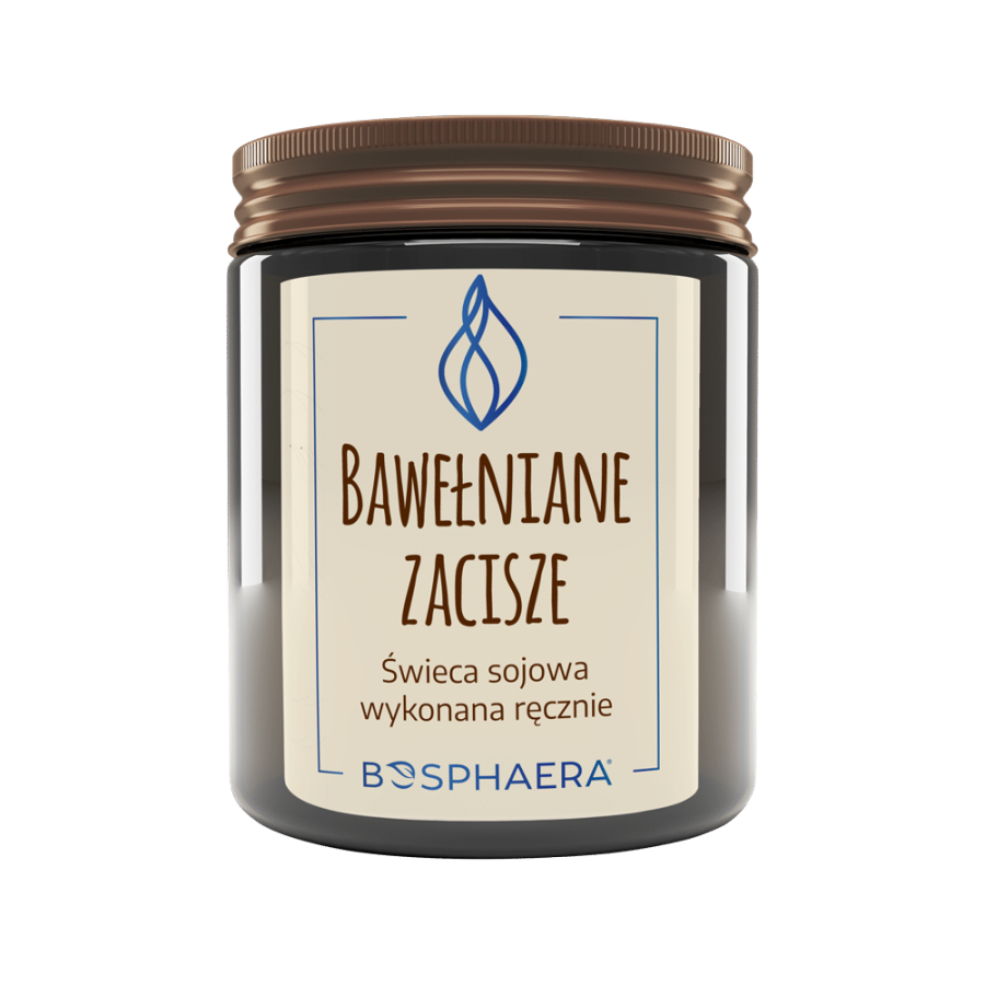 BOSPHAERA Sojowa świeca Bawełniane Zacisze - świeże pranie