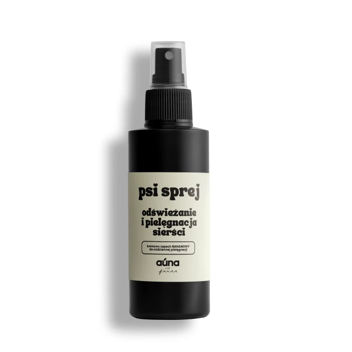 AUNA Psi sprej odświeżanie i pielęgnacja sierści 150 ml BANAN