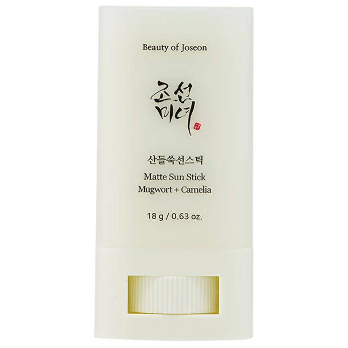 BEAUTY OF JOSEON Matte Sun Stick Mugwort + Camelia SPF50+/PA++++ - matowy sztyft SPF 50+