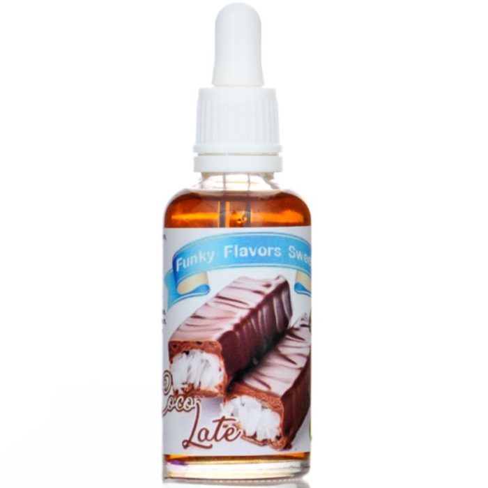 FUNKY FLAVORS Sweet CocoLate - słodzony aromat Czekoladowy Batonik &amp; Kokos bez cukru i tłuszczu 50 ml