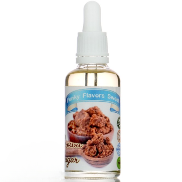 FUNKY FLAVORS Sweet Brown Sugar - słodzony aromat brązowego cukru bez kalorii i bez cukru 50 ml