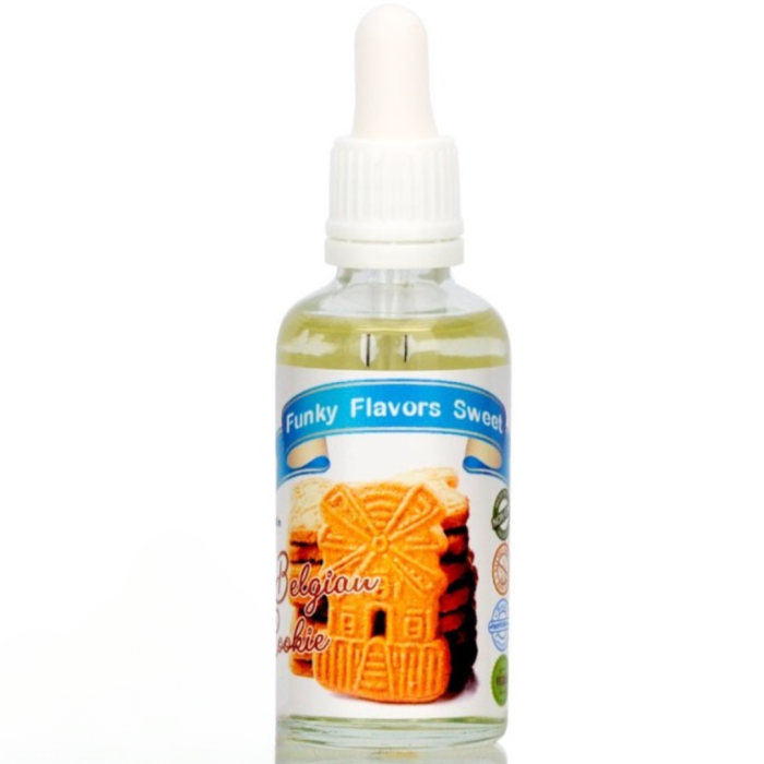 FUNKY FLAVORS Sweet Belgian Cookie - słodzony aromat ciasteczka maślano-korzennego 50 ml