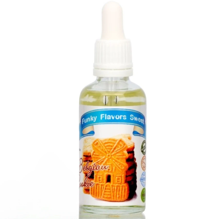 FUNKY FLAVORS Sweet Belgian Cookie - słodzony aromat ciasteczka maślano-korzennego 50 ml