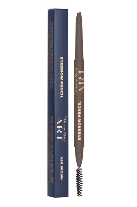PIERRE RENE Kredka do brwi - Eyebrow Pencil ART 02 ASH BROWN