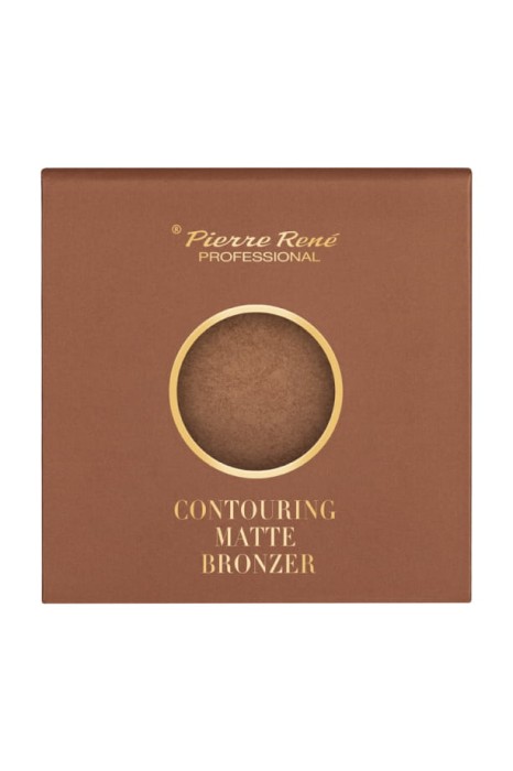 PIERRE RENE Puder wypiekany brązujący - Contouring Matte Bronzer