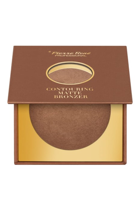PIERRE RENE Puder wypiekany brązujący - Contouring Matte Bronzer