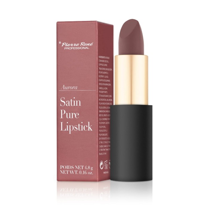 PIERRE RENE Satin Pure pomadka do ust 01 aurora