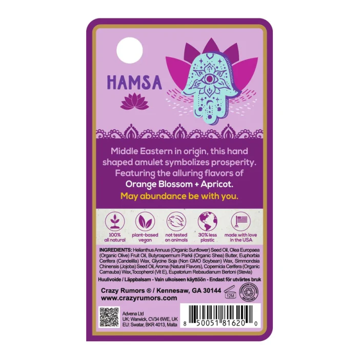 CRAZY RUMORS Balsam do ust Hamsa