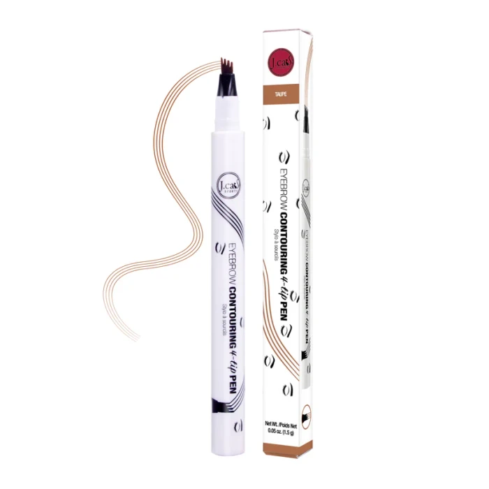 J.CAT BEAUTY Eyebrow Contouring 4-Tip Pen Taupe