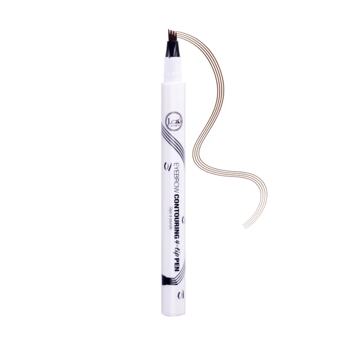 J.CAT BEAUTY Eyebrow Contouring 4-Tip Pen Brown