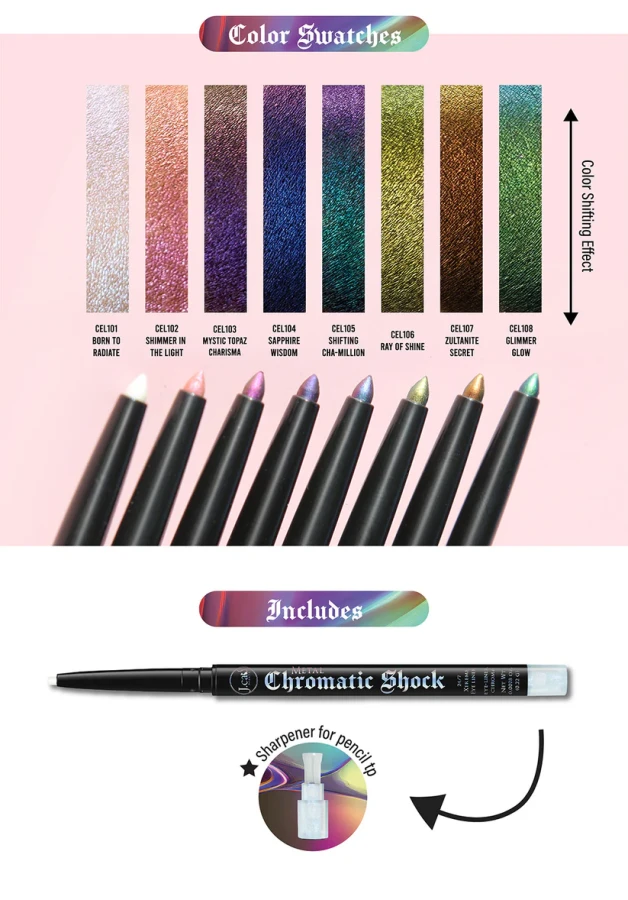 J.CAT BEAUTY Chromatic Shock 24/7 Xtreme Eye Liner Sapphire Wisdom