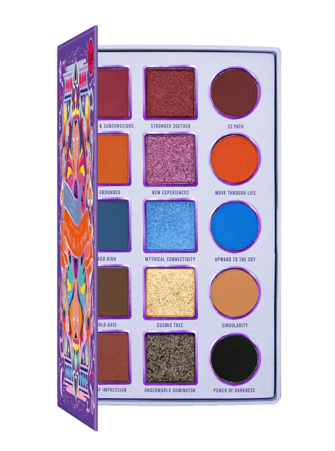 J.CAT BEAUTY House of Queens 15 Color Palette Royal-Tea &amp; Spade