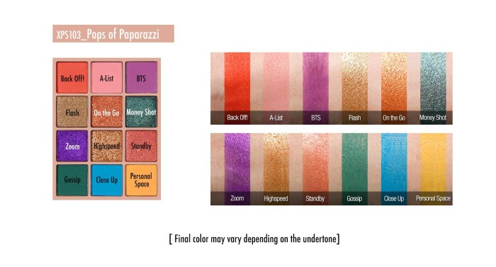 J.CAT BEAUTY X-Treme Access Pocket Shadow Pops of Paparazzi