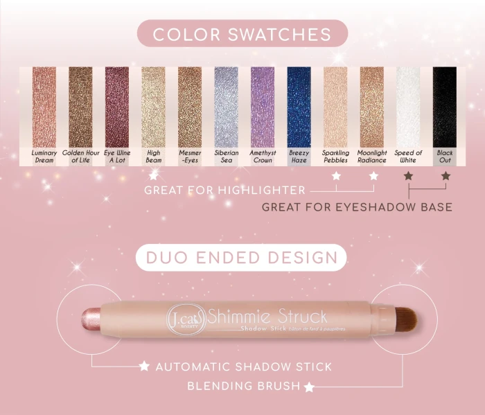 J.CAT BEAUTY Shimmie Struck Shadow Stick Siberian Sea