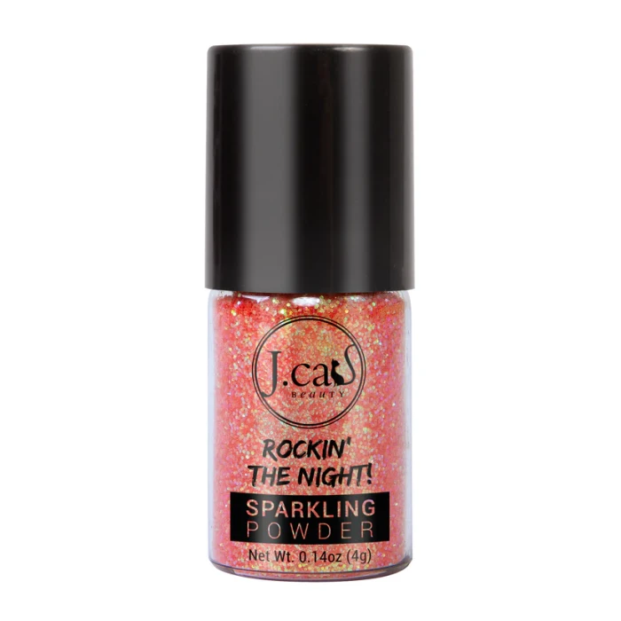 J.CAT BEAUTY Rockin' The Night ! Sparkling Powder Tangerine