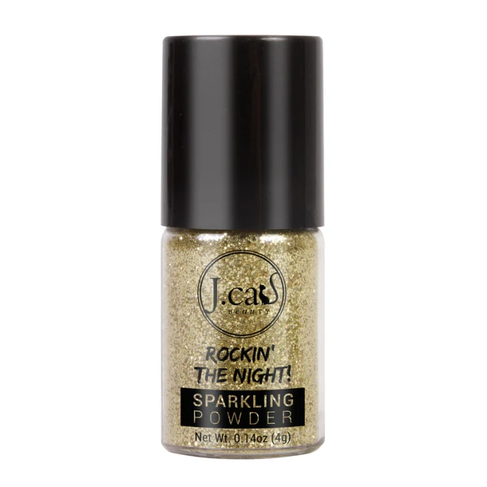 J.CAT BEAUTY Rockin' The Night ! Sparkling Powder Amazing Gold