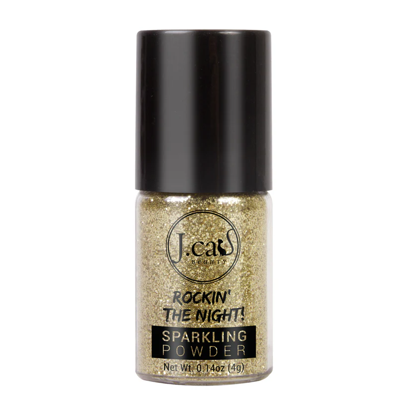 J.CAT BEAUTY Rockin' The Night ! Sparkling Powder Amazing Gold