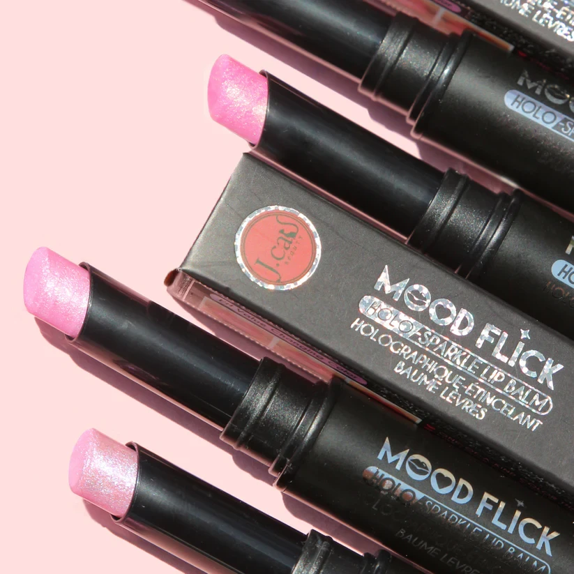 J.CAT BEAUTY Mood Flick Holo-Sparkle Lip Balm Inside Out