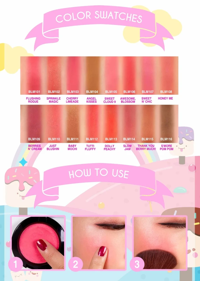 J.CAT BEAUTY Blush Mallow Soft Blusher Baby Mochi
