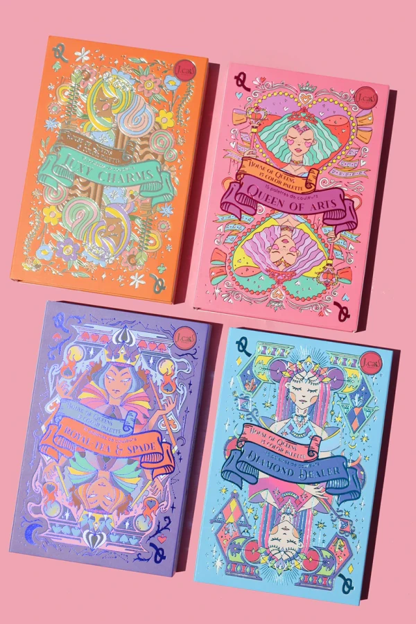 J.CAT BEAUTY House of Queens 15 Color Palette Luxy Charms