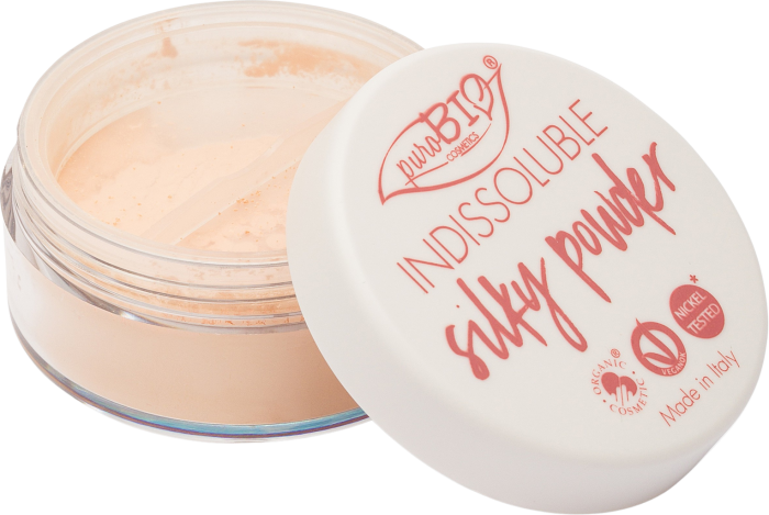 PUROBIO Indissoluble Puder sypki Silky 02 Peach / brzoskwiniowy
