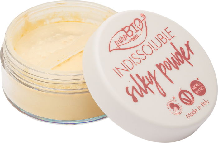 PUROBIO Indissoluble Puder sypki Silky 03 Cream / żółty