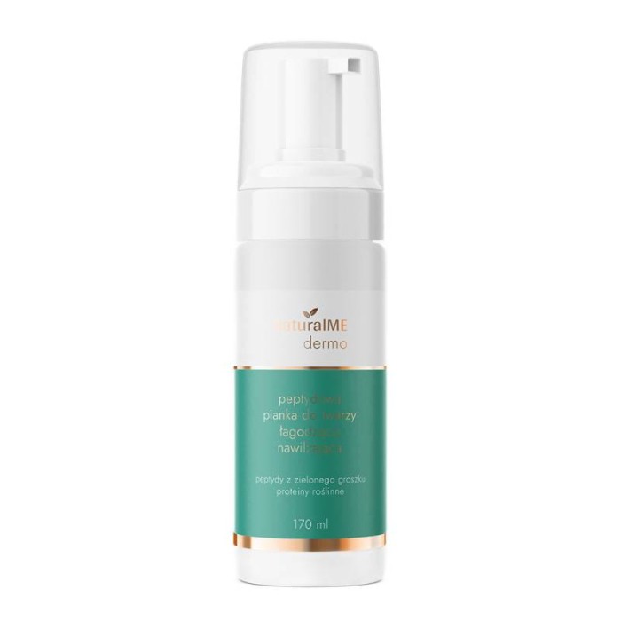 NATURALME Peptydowa pianka do mycia twarzy łagodząco-nawilżająca 170 ml
