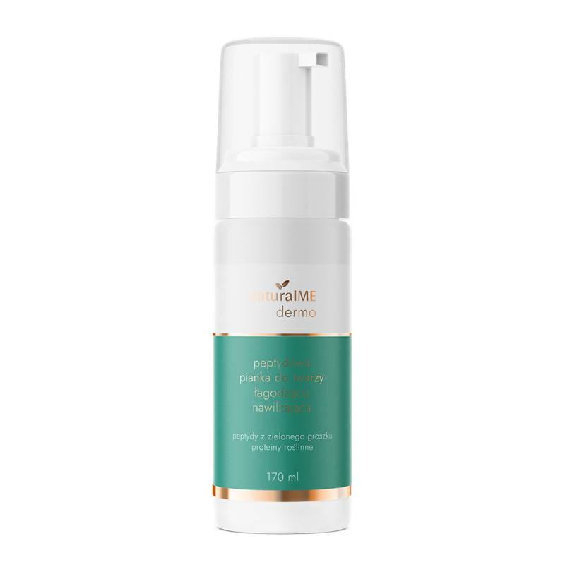 NATURALME Peptydowa pianka do mycia twarzy łagodząco-nawilżająca 170 ml