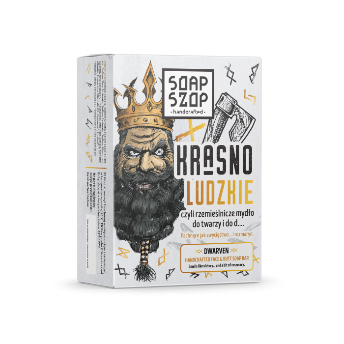 SOAP SZOP Krasnoludzkie, czyli mydło i do twarzy i do d… 80 g