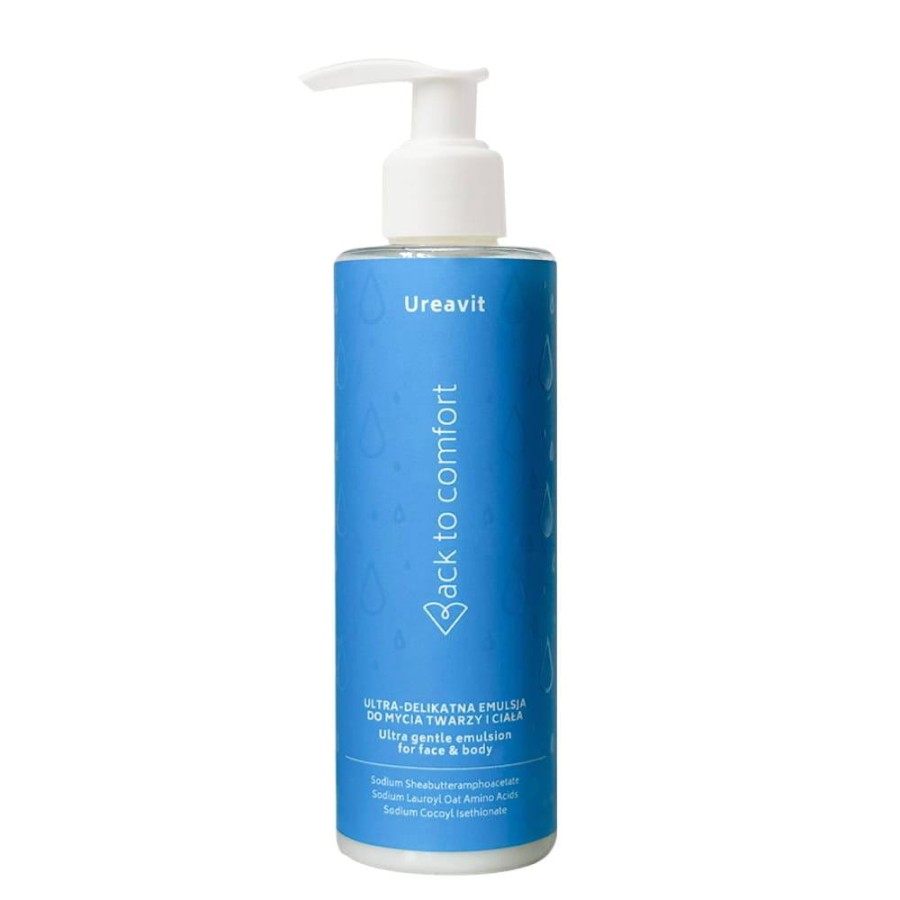 BACK TO COMFORT Ureavit Ultra delikatna emulsja do mycia twarzy i ciała 200ml